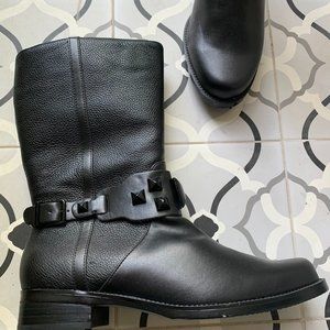 Black Moto bootie-Brand New size 9.